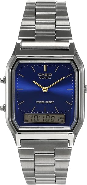 Casio Quartzo Fundo Azul AQ-230GA